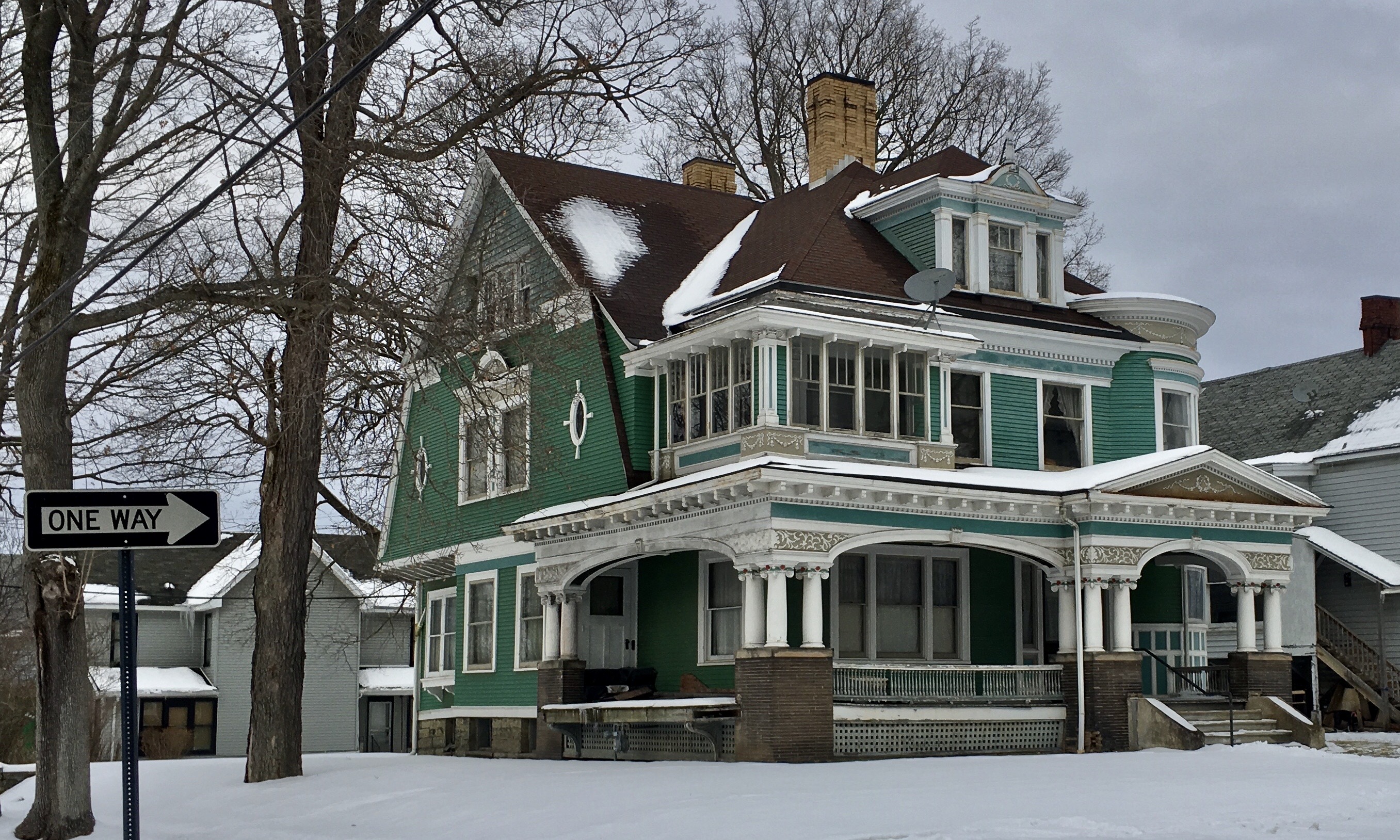 The historic Daniel A. Sullivan House in Jamestown, New York